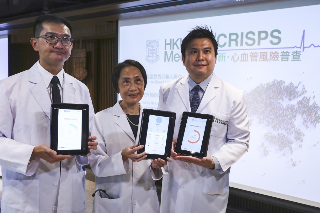 Professor Karen Lam with HKU colleagues Dr Woo Yu-cho (left) and Dr Paul Lee. Photo: Nora Tam