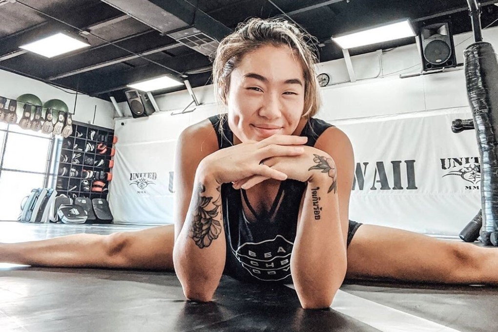 ONE Championship atomweight champ Angela Lee at her family's United MMA gym in Hawaii. Photo: Instagram