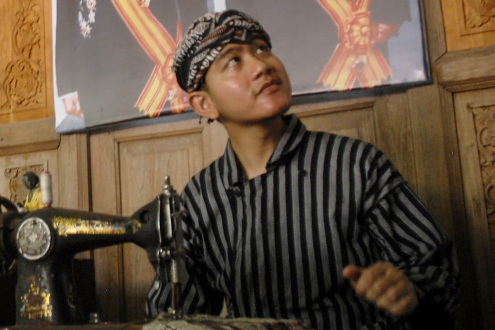 Gibran Rakabuming Raka, eldest son of Indonesian President Joko Widodo, during the campaign trail in Surakarta. Photo: AFP