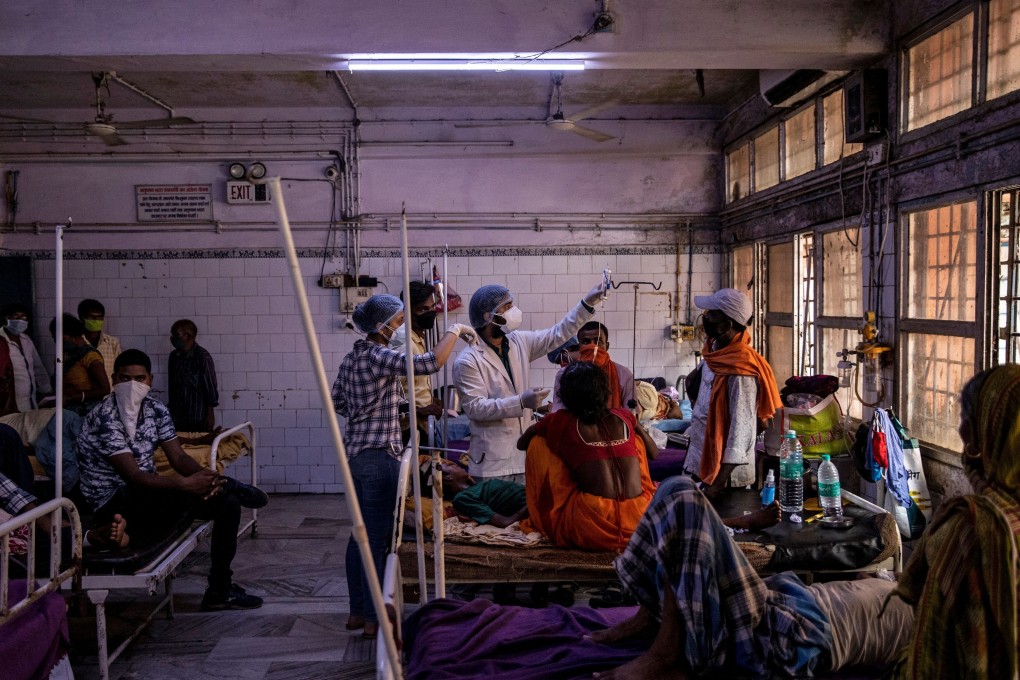 The emergency ward of Jawaharlal Nehru Medical College and Hospital in Bihar, India. The pandemic has dramatically increased the predicted burden (and funding shortfall) in areas such as health care, medicine and sanitation. Photo: Reuters