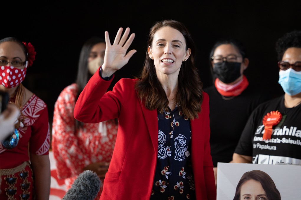 New Zealand Prime Minister Jacinda Ardern at a campaign event in the Otara suburb of Auckland. Photo: Bloomberg