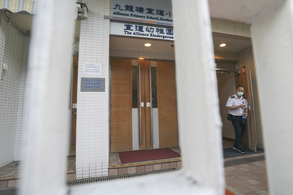 The teacher worked at the private Alliance Primary School in Kowloon Tong. Photo: Felix Wong