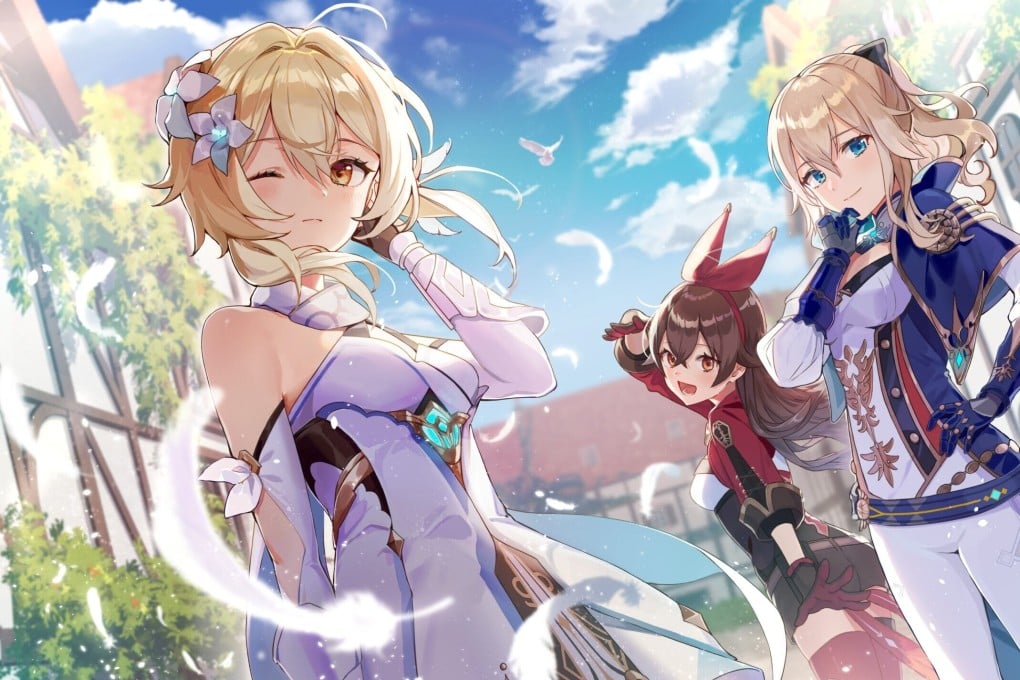 Genshin Impact is an open-world, action-adventure game, where gamers play as young, magic-conjuring warriors journeying through a fairy-tale-like world. Photo: Handout