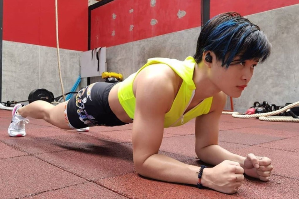 Stamp Fairtex during training in Thailand. Photo: Instagram