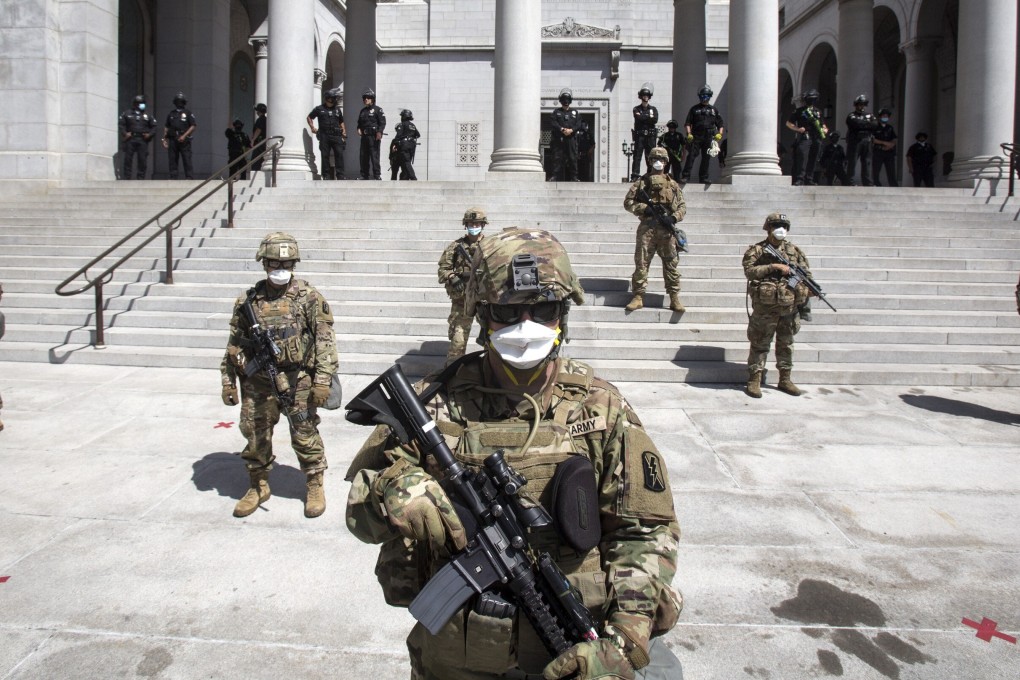 Governors have the ability to use the National Guard in state emergencies if needed. File photo: AP