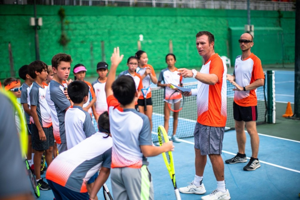 Jason Sankey and his team conduct coaches classes for budding Hong Kong players. Photo: Handout