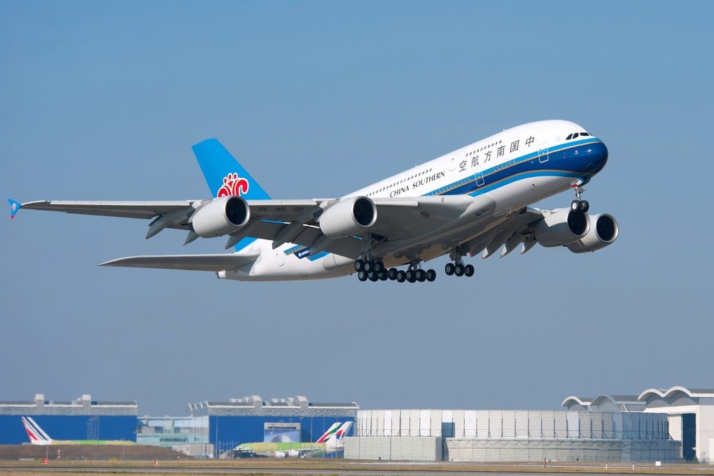 Airbus delivers the first A380 super jumbo to China Southern Airlines on 14 October 2011. Photo: AFP