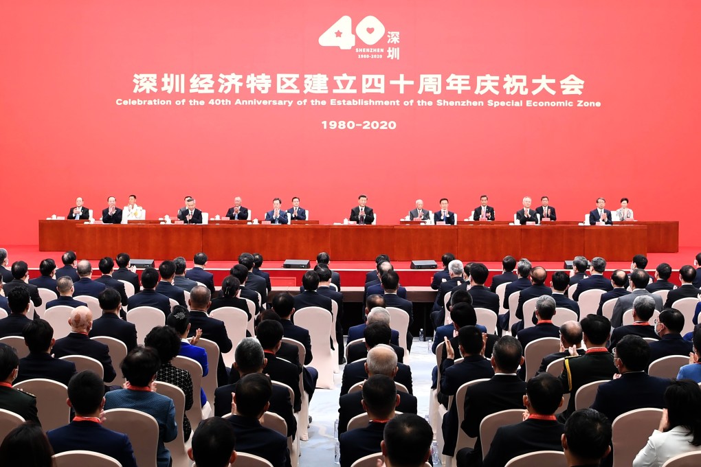 Chinese President Xi Jinping was full of praise for the people of Shenzhen. Photo: Xinhua