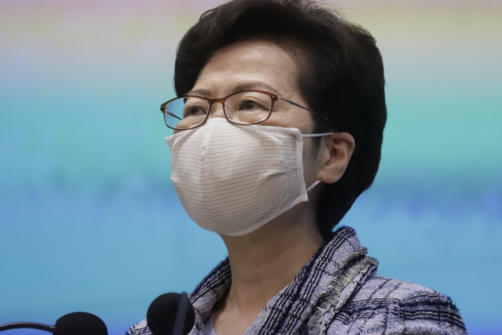 Hong Kong Chief Executive Carrie Lam and nine others are named in the US government report. Photo: ZUMA Wire/dpa