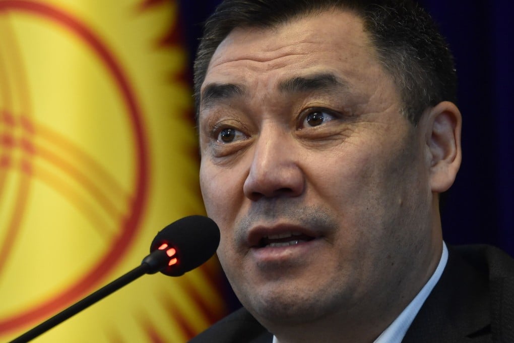 Kyrgyz Prime Minister Sadyr Zhaparov. Photo: AFP
