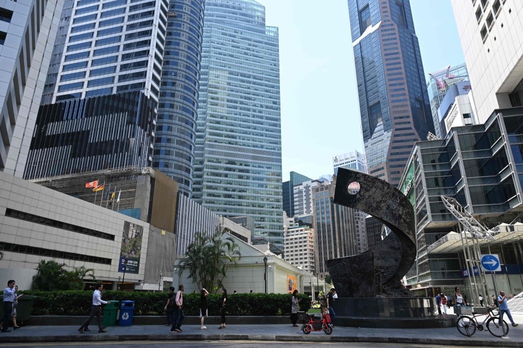 Tencent will take up 200 seats in JustCo’s co-working space in Raffles Place, Singapore’s financial district, according to people familiar with the plan. Photo: AFP