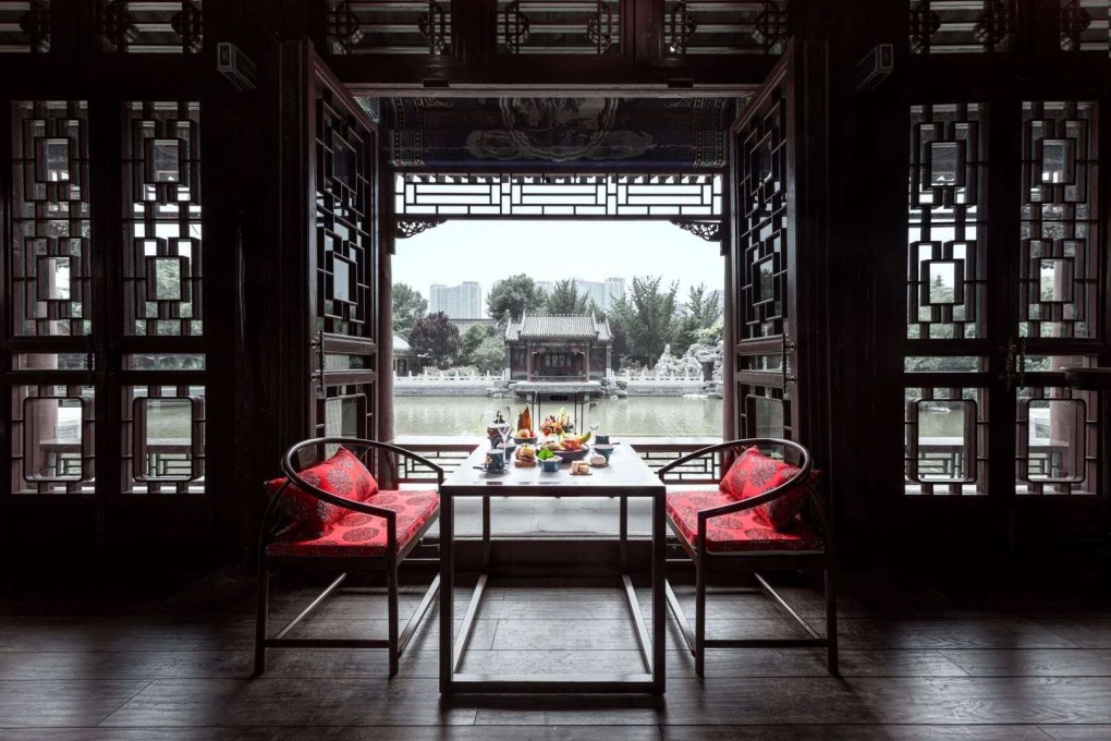 The back garden of Prince Shuncheng Mansion, also known as Jun Wang Fu, in Beijing opened to the public for the first time in its 400-year history last month as a dining venue. Photo: Courtesy of Prince Shuncheng Mansion