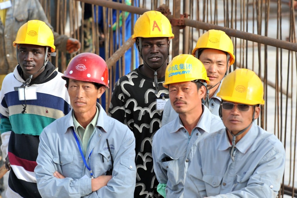 The number of Chinese workers in Africa fell between 2015 and 2018 after Beijing began signing fewer deals for less money. Photo: AFP
