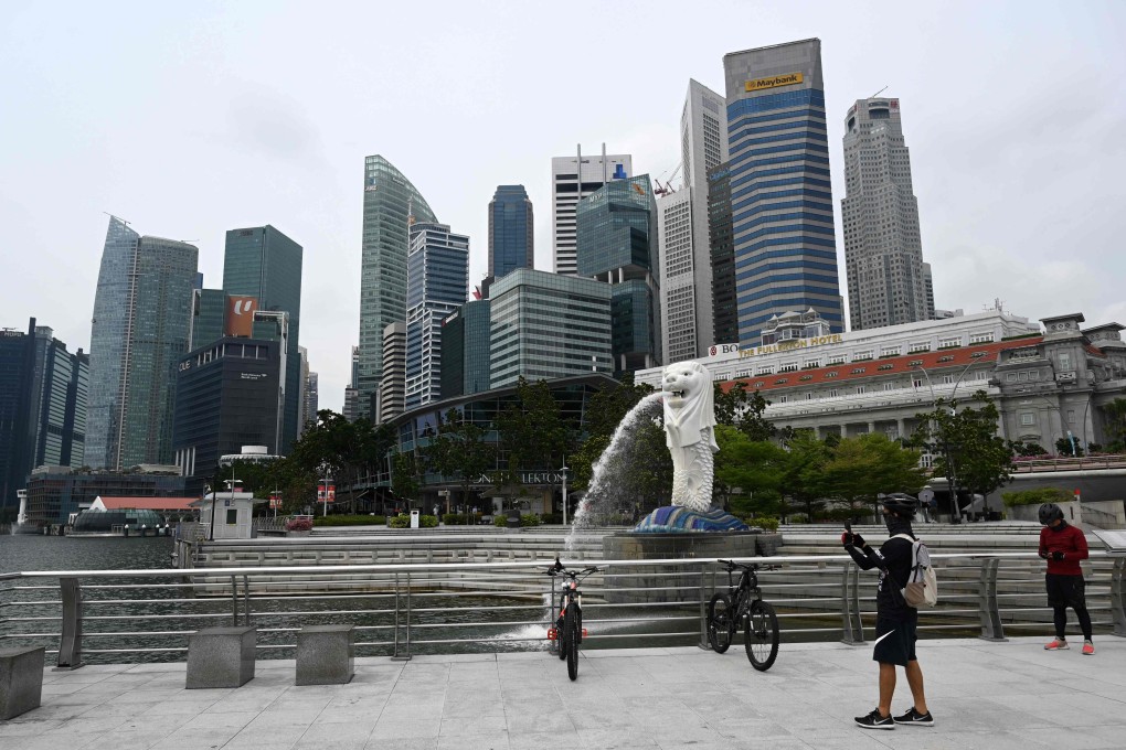 An otherwise empty Singapore awaits Hong Kong visitors and shoppers in the wake of the newly announced travel bubble. Photo: AFP