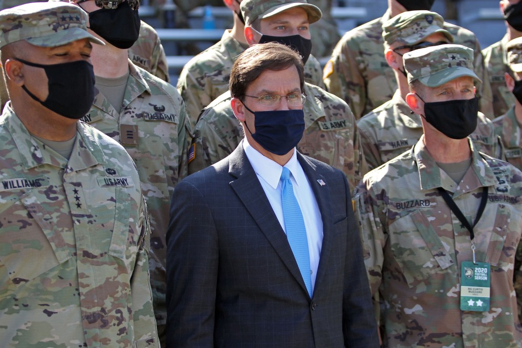 US Secretary of Defence Mark Esper says the United States must increase military spending to meet challenges from China. Photo: USA TODAY