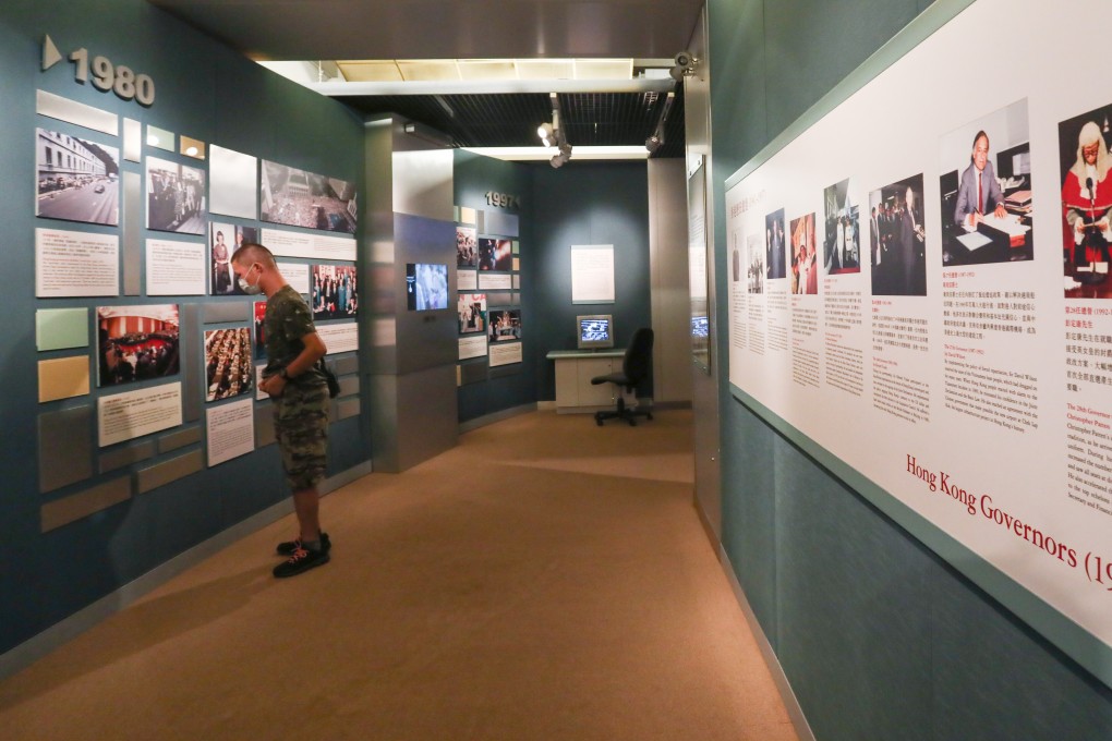 A visitor at the Hong Kong Story exhibition at the Museum of History, which is about to undergo a revamp. Photo: Jonathan Wong