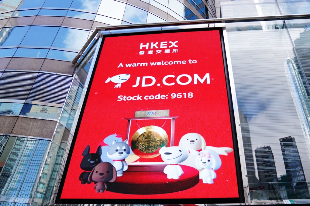 The share offerings of mainland Chinese tech majors like JD.com in Hong Kong have been well-received by investors. Photo: Xinhua