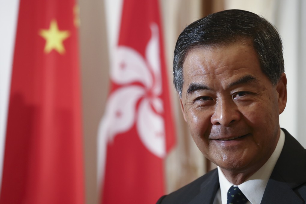 Former Hong Kong chief executive Leung Chun-ying has defended his naming on Facebook of 18 teachers charged with protest-related offences. Photo: Nora Tam