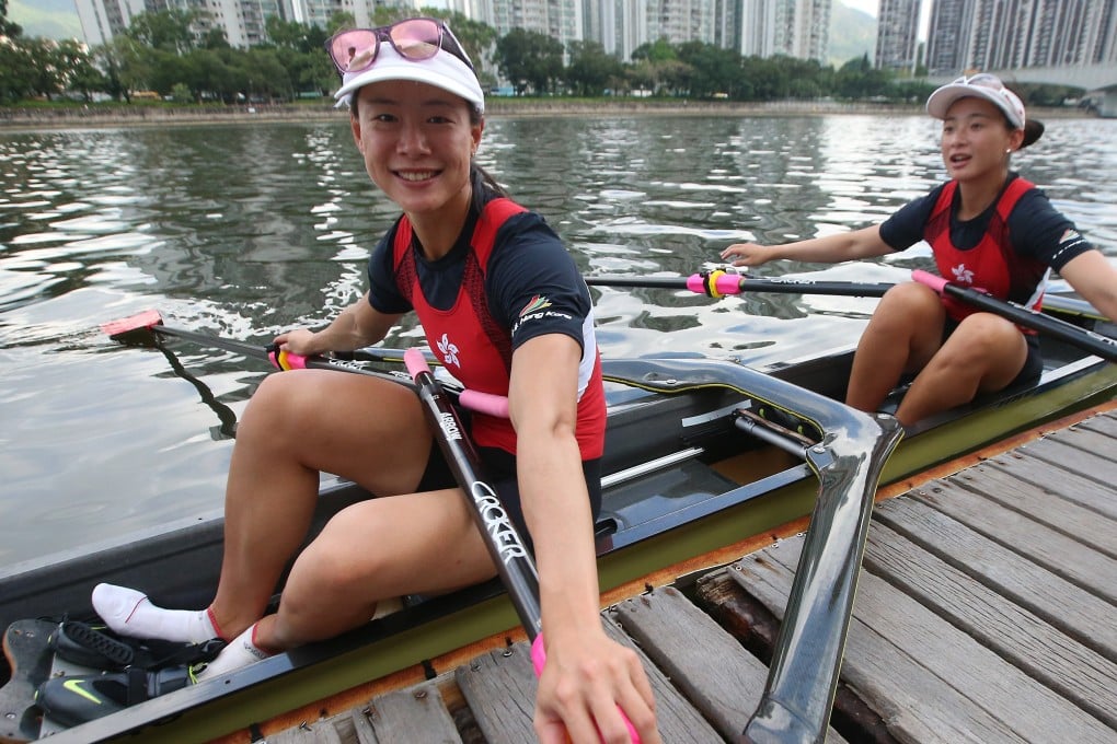 Lee Ka-man and younger sister Lee Yuen-yin before heading to Rio for the 2016 Olympic Games. Photo: David Wong