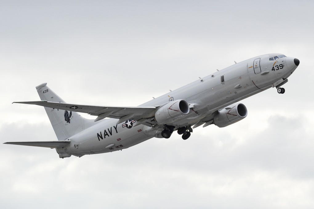 US Navy P-8 Poseidon aircraft, which have advanced radar, high definition cameras and acoustic sensors, have been used to keep an eye on China’s military activity in the South China Sea. Photo: AFP