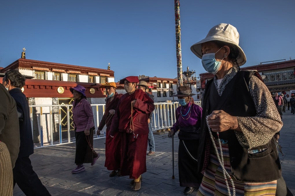 Tibetans make a pilgrimage around the Jokhang Temple in Lhasa last week. The appointment of a US special envoy on Tibet has angered Beijing. Photo: EPA-EFE