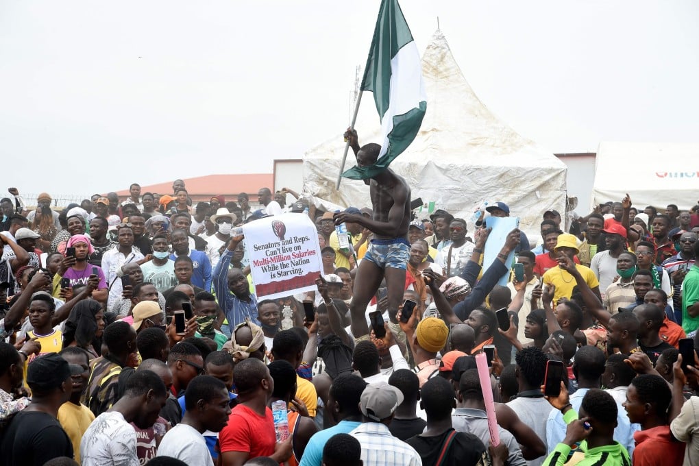 Protesters have taken to the streets every day for more than a week across Nigeria, posing a major challenge to President Muhammadu Buhari. Photo: AFP