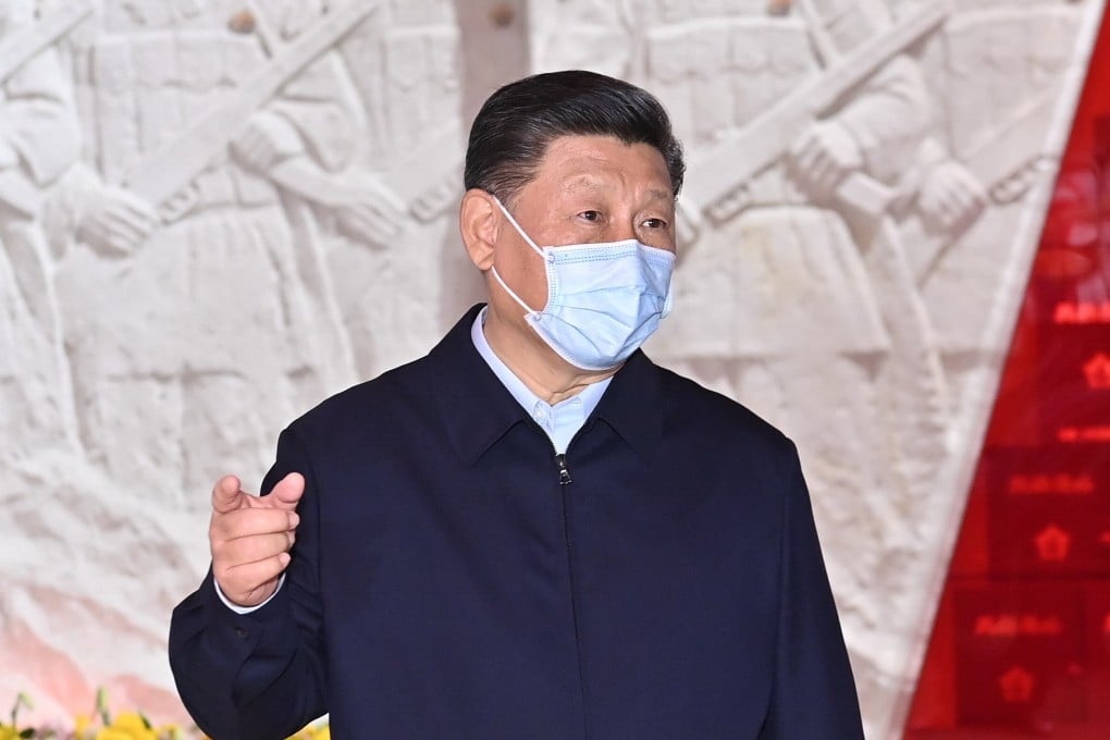 Chinese President Xi Jinping visits an exhibition in Beijing commemorating the 70th anniversary of the Korean war. Photo: Xinhua