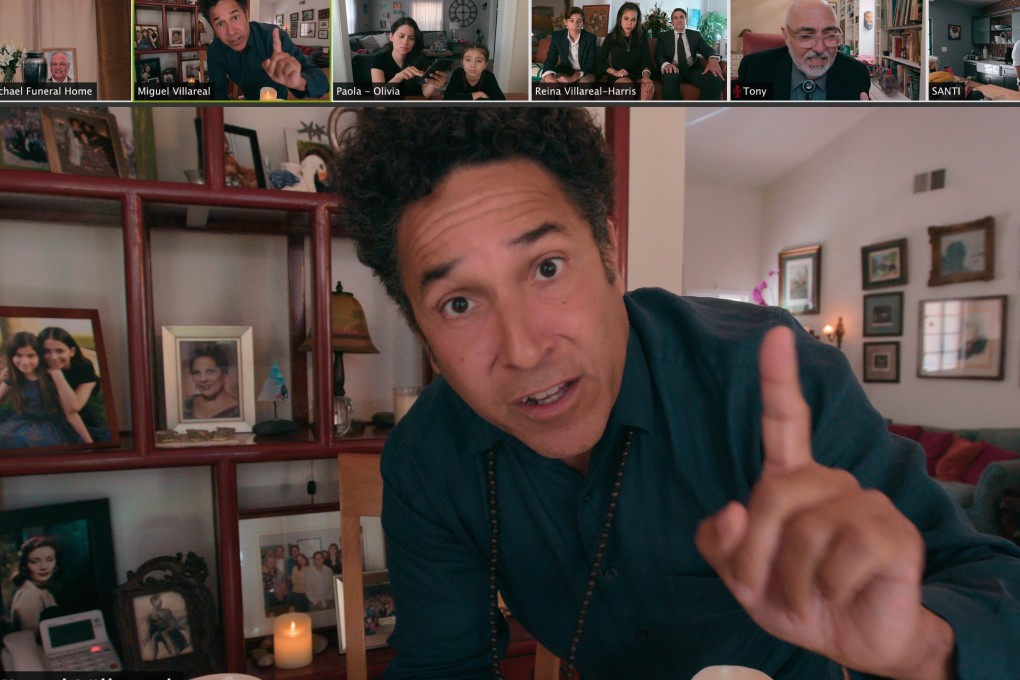 Oscar Nunez in a still from an episode of Social Distance, a would-be time capsule for the roller coaster reality of quarantine. Photo: DPA