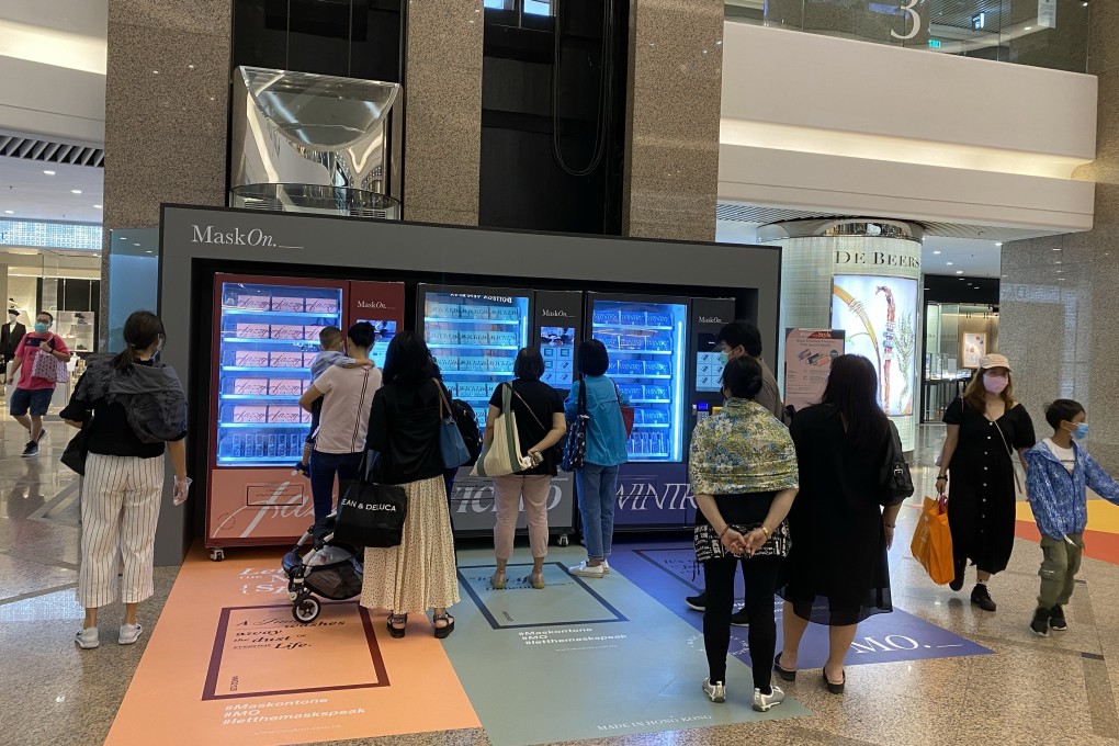 Vending machines have enjoyed a surge in popularity in Hong Kong during the coronavirus pandemic. Photo: Lam Ka-sing