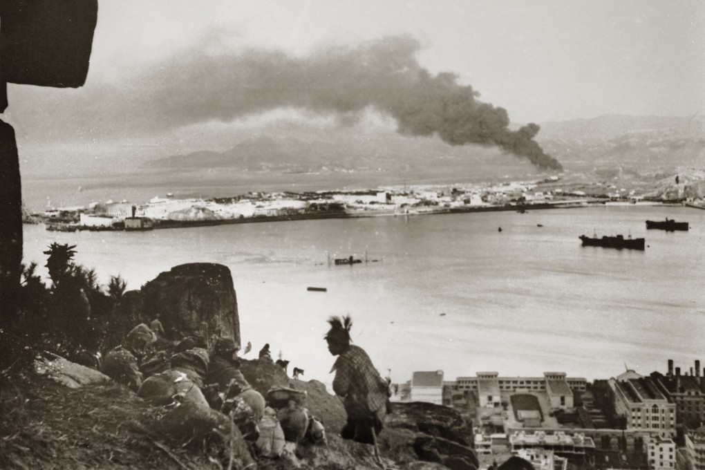 Japanese troops advance towards Braemar Hill in 1941. Photo: Handout