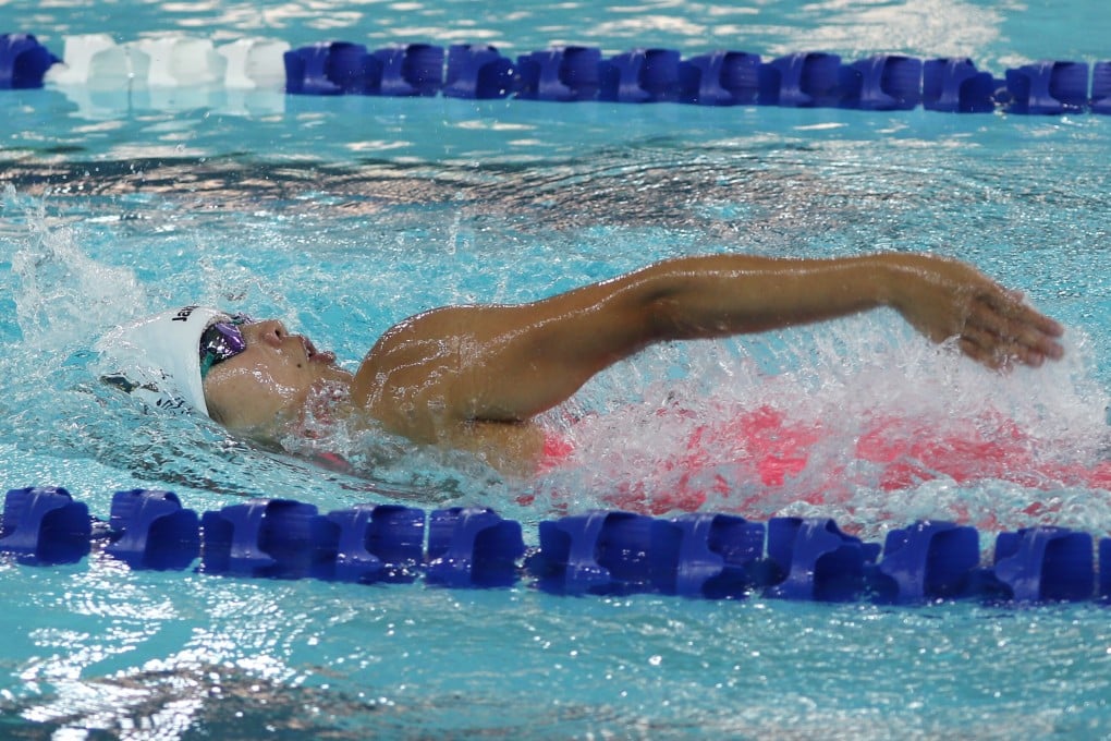 Stephanie Au in action at the 2019 Hong Kong Open Championships in Victoria Park, Causeway Bay. Photo: Edward Wong