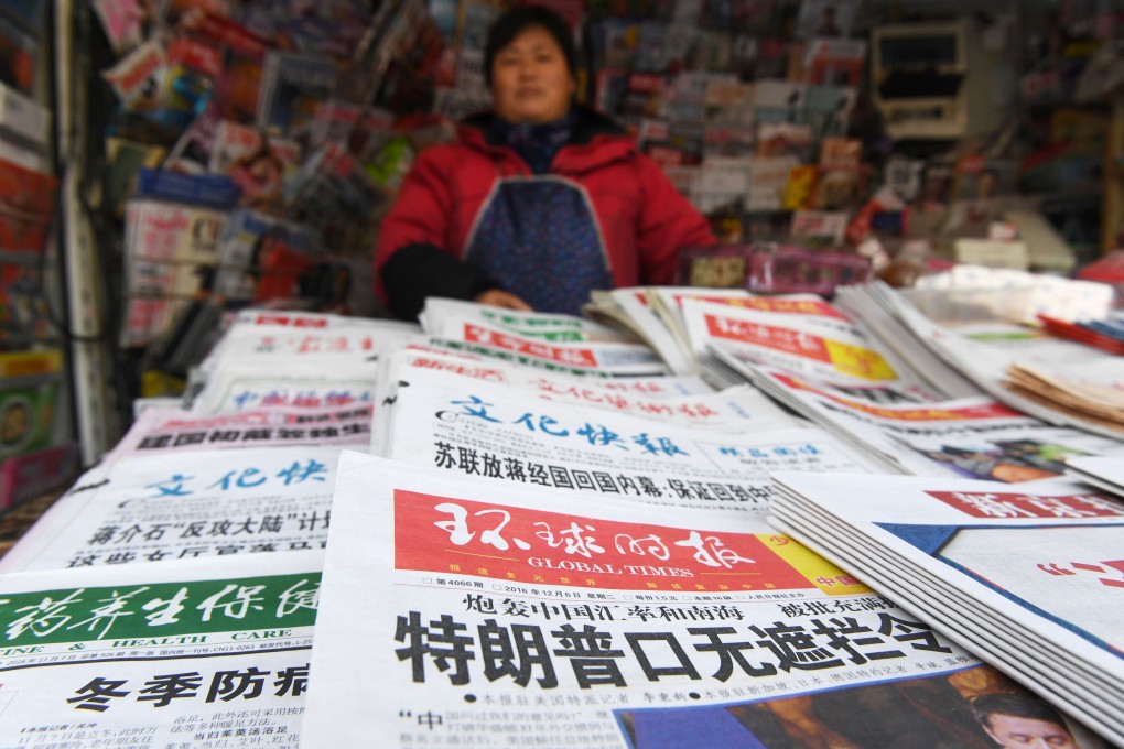 Beijing has cried foul over Washington’s decision to classify six Chinese media companies with operations in the US as foreign missions. Photo: AFP