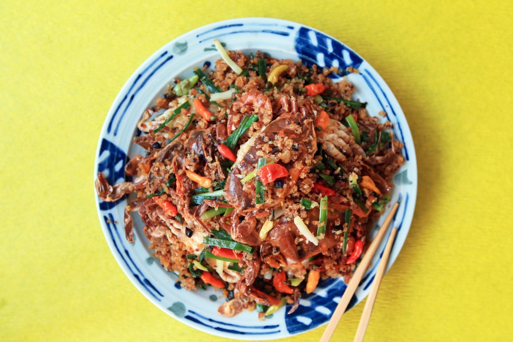 Susan Jung’s typhoon shelter soft shell crab. Photography: SCMP / Jonathan Wong. Styling: Nellie Ming Lee
