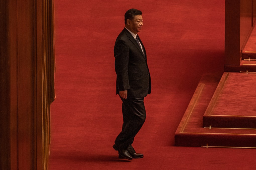 President Xi Jinping arrives for the event marking the 70th anniversary of China’s entry into the Korean war. Photo: EPA-EFE