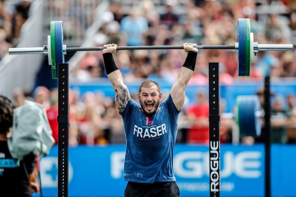 Shoulder press is one of the many movements in this year’s Games. How heavy can Mat Fraser lift on the one-rep-max? Photo: CrossFit Games