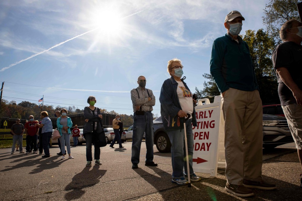 With nine days still to go, early voting in the US election had surpassed all pre-election ballots from four years earlier. Photo: AFP