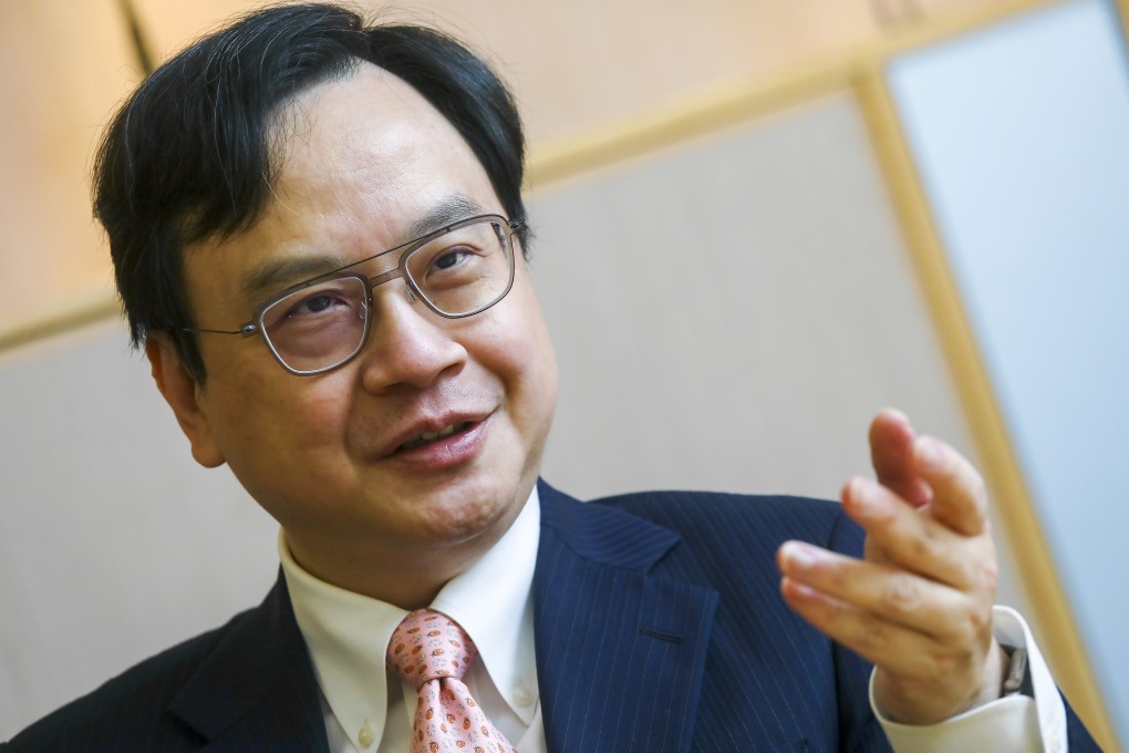 Professor Dennis Lo speaks about his novel technique for prenatal disease screening earlier this month. Photo: K. Y. Cheng