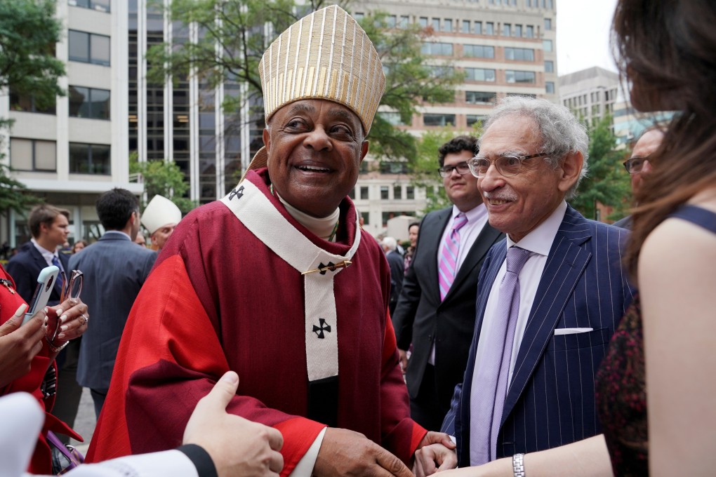 Archbishop of Washington Wilton Gregory departs following the 67th annual Red Mass at the Cathedral of Matthew the Apostle in Washington in October 2019. Photo: Reuters