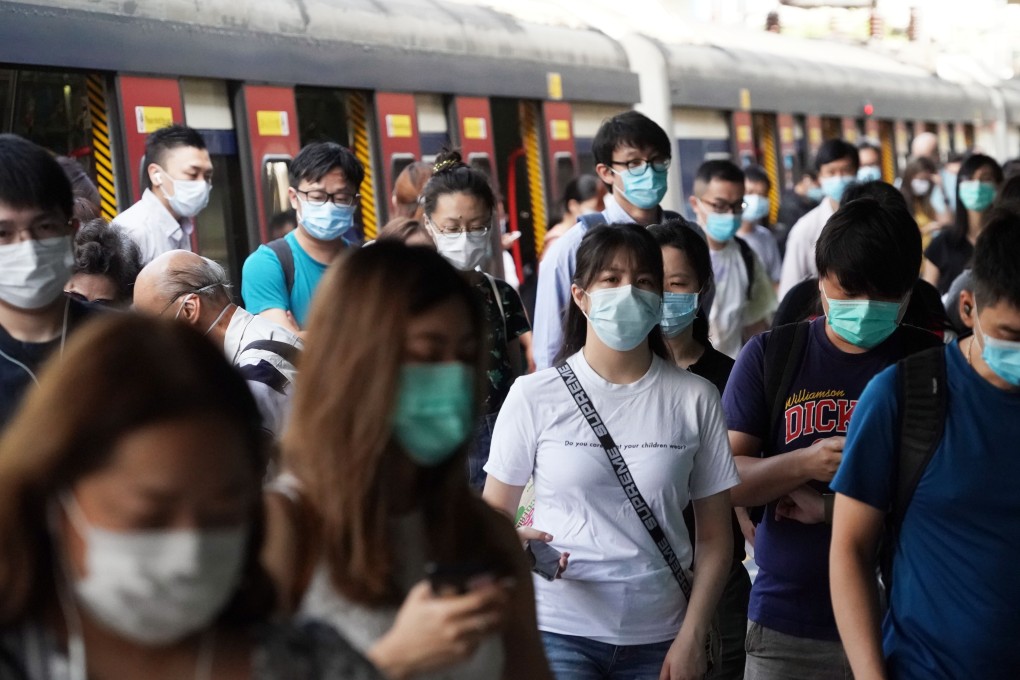 Commuters leave a train in Hong Kong. Photo: Felix Wong