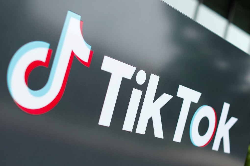 The TikTok logo outside the company’s US head office in Culver City, California. Photo: Reuters