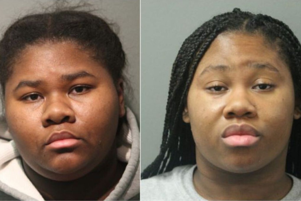 Lawyers for sisters Jessica (left) and Jayla Hill argue that the stabbing was in self-defence. Photo: Chicago Police handout