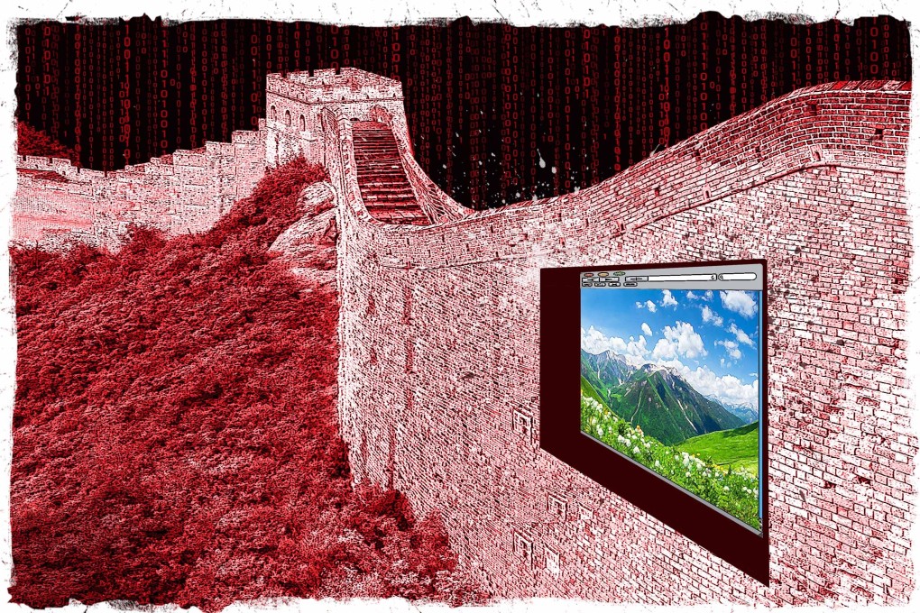 Tuber and similar browsers appear to be a government-sanctioned way for users to see beyond China's Great Firewall. But the software could also be enabling a new form of censorship. Illustration: SCMP