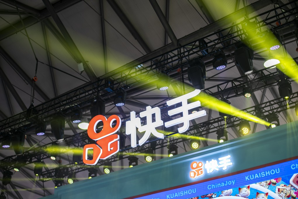 Kuaishou’s stand at the 2020 China Digital Entertainment Expo & Conference (ChinaJoy) at Shanghai New International Expo Center on July 30, 2020. Photo: VCG via Getty Images)