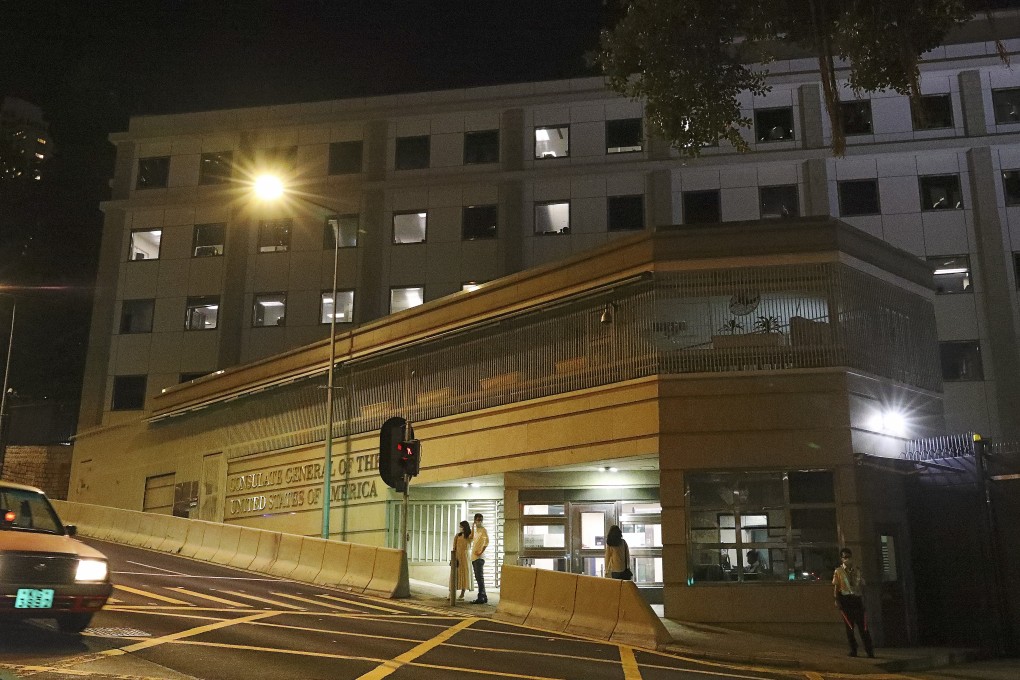 Four Hong Kong activists tried to seek refuge in the US consulate on Tuesday. Photo: Dickson Lee