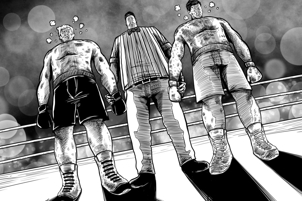 Economic analysis shows US President Donald Trump’s trade policies on China have hurt both countries. Illustration: Lau Ka-kuen