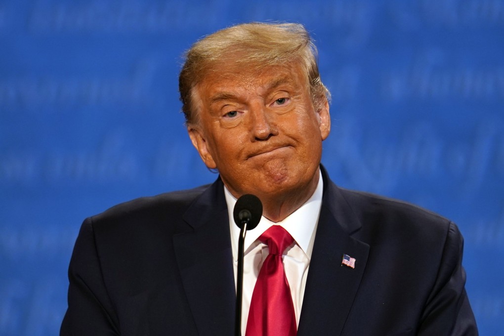 US President Donald Trump listens during the second and final presidential debate in Nashville, Tennessee, on October 22. Photo: AP
