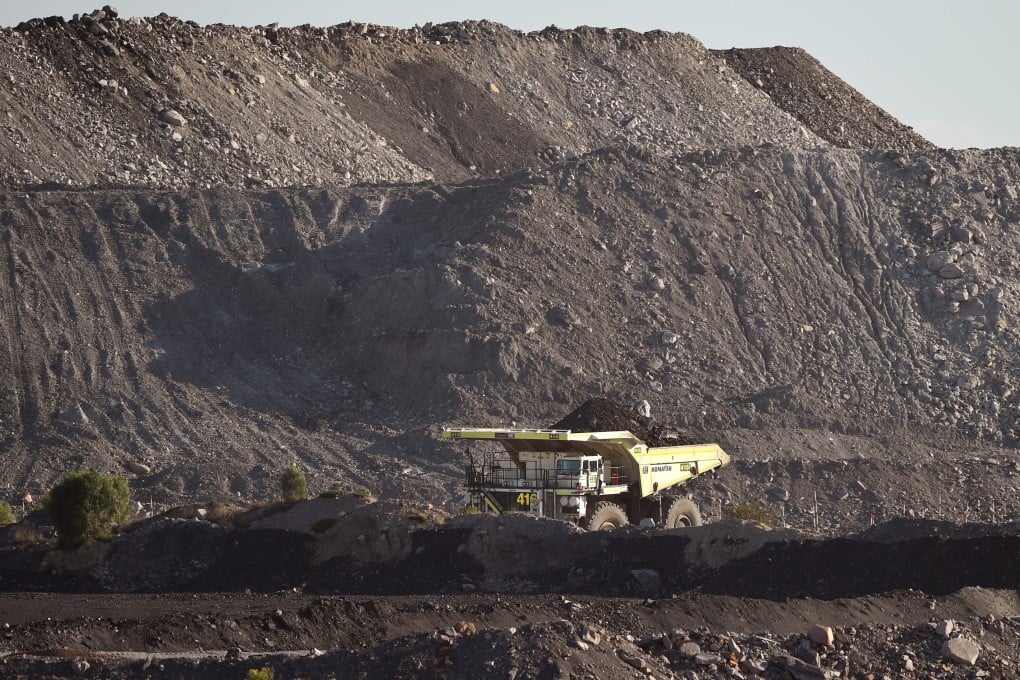 A truck in an open-cut coal mine in Singleton in the Hunter Valley, north of Sydney, on November 18, 2015. Photo: Agence France-Presse