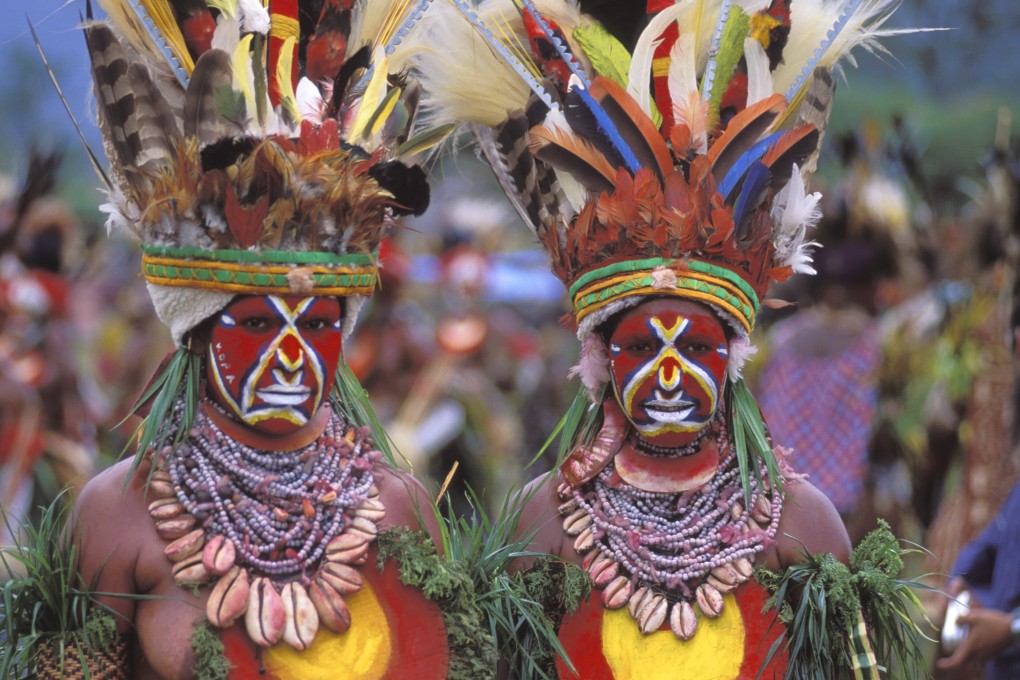 Tribe members in Papua New Guinea, home to about 820 indigenous languages – more than any other country. Photo: Getty Images
