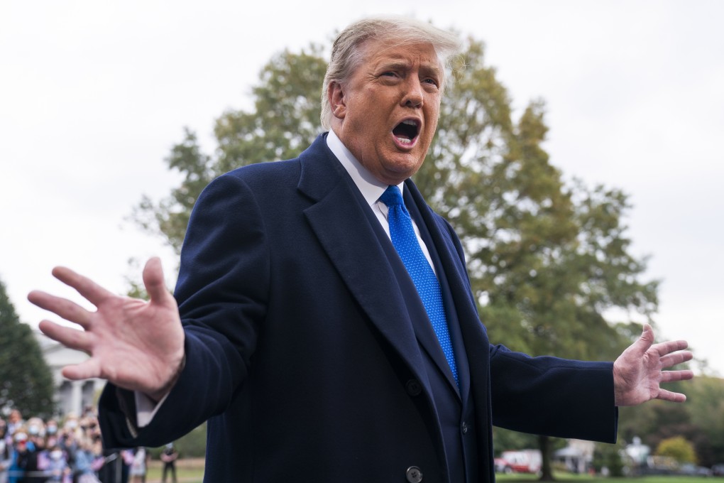 US President Donald Trump has hoped attacks on China would play well with voters during his re-election campaign, but analysts say that hasn’t happened. Photo: EPA-EFE