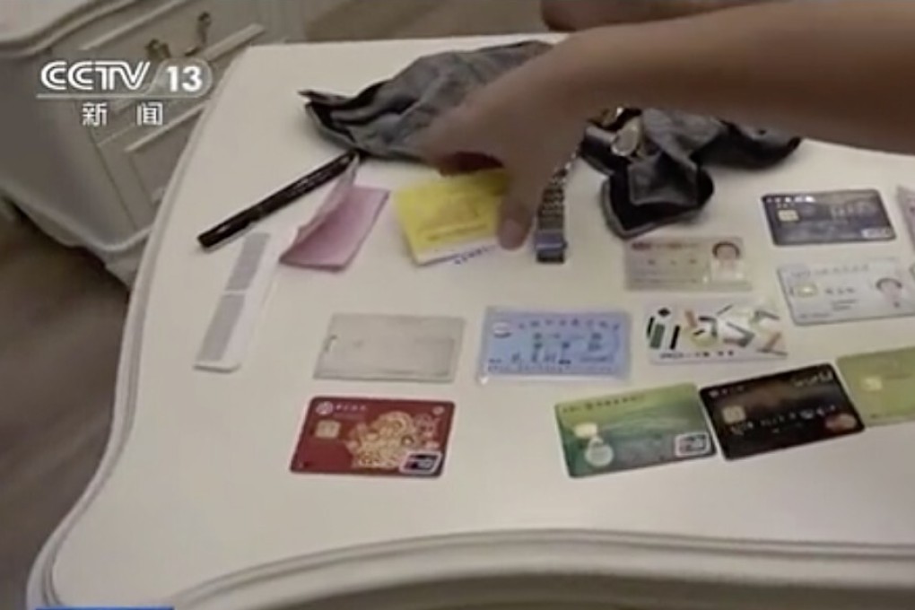 China’s state broadcaster said authorities had uncovered hundreds of Taiwanese espionage cases since 2018. Photo: CCTV